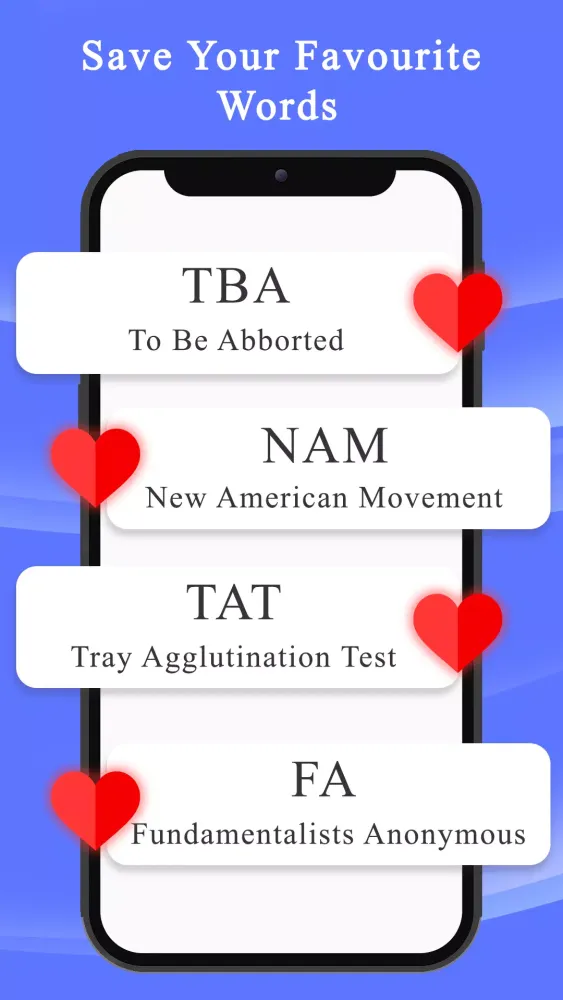 A-Z Abbrevation Dictionary Screenshots
