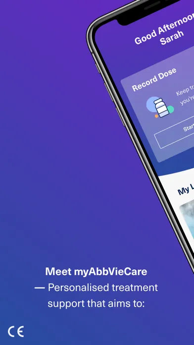 ภาพหน้าจอของ myAbbVieCare