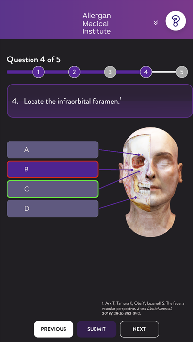 AMI Facial Anatomy and Cadaver Ekran Görüntüleri