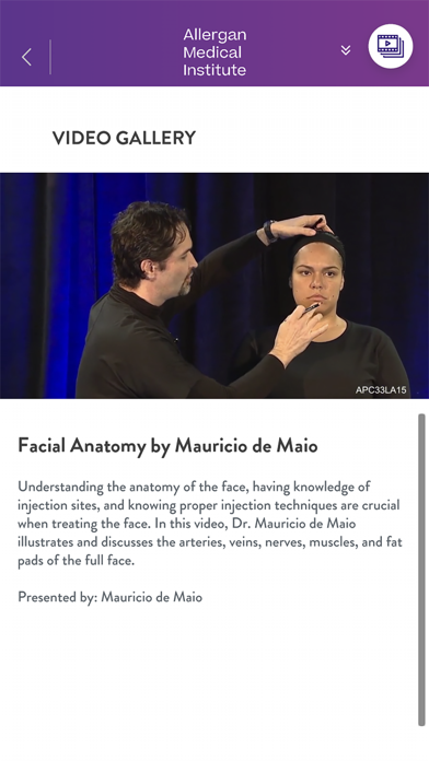 AMI Facial Anatomy and Cadaver Ekran Görüntüleri