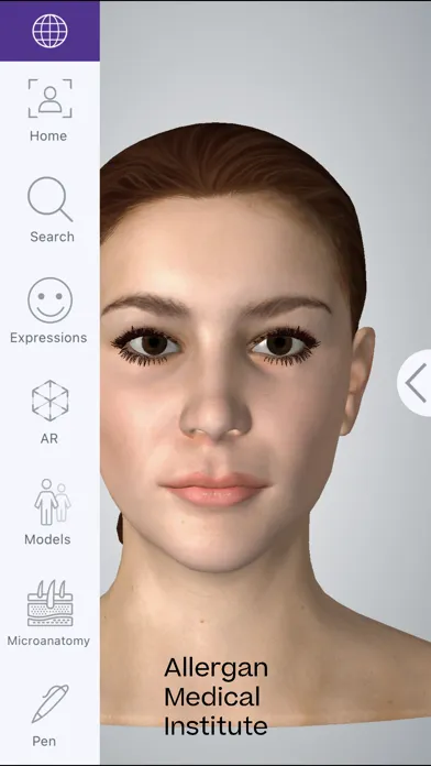 Captures d'écran de AMI Facial Anatomy