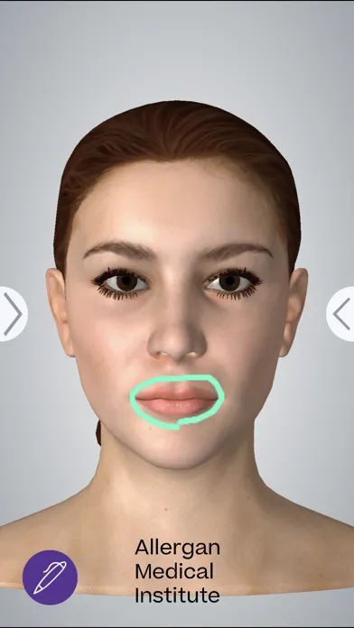 Captures d'écran de AMI Facial Anatomy
