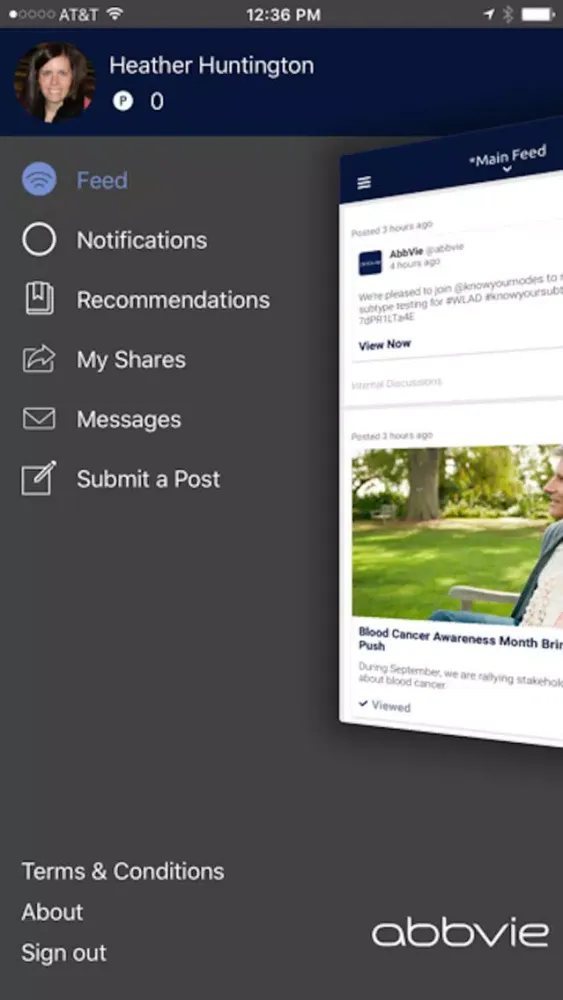 AbbVie Mobile News Screenshots