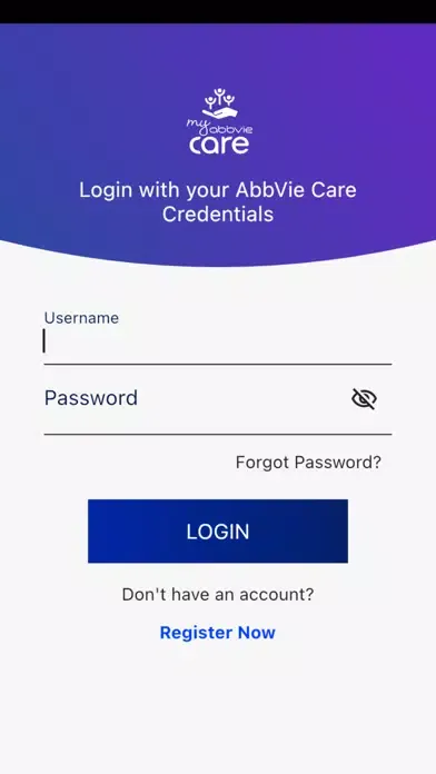 Tangkapan skrin myAbbVieCare Gulf