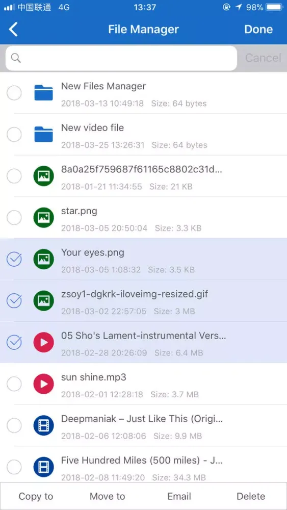 iFile - All-round File Manager スクリーンショット