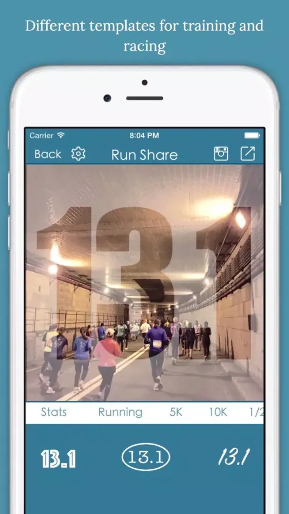Tangkapan layar Run Share