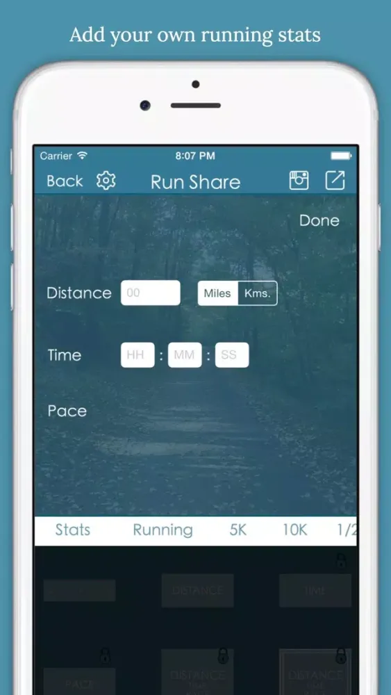 Tangkapan layar Run Share