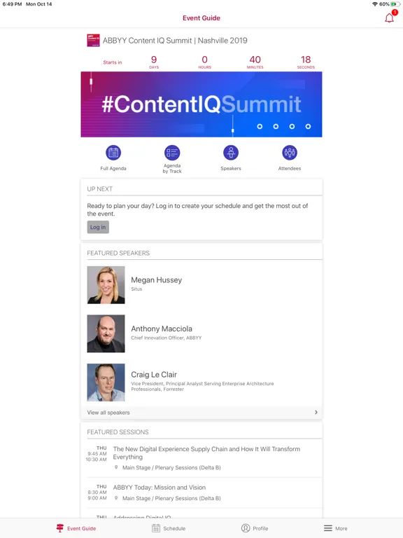 ABBYY Content IQ Summit iPad 應用截圖