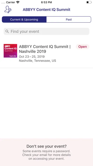 ABBYY Content IQ Summit應用截圖