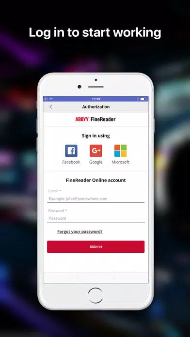 Скриншоты ABBYY FineReader client