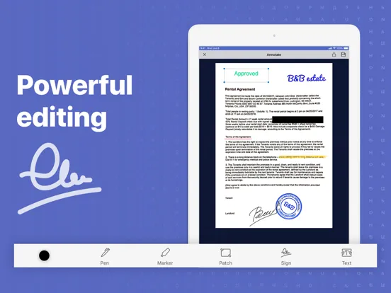 FineReader: PDF Scanner & OCR iPad 应用截图