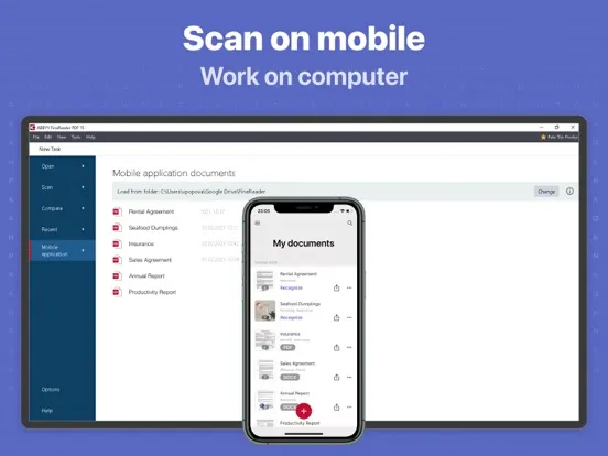 FineReader: PDF Scanner & OCR iPad 应用截图