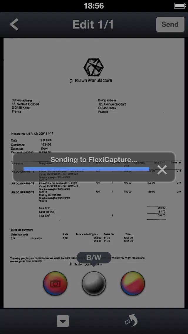 Zrzuty ekranu FlexiCapture Client