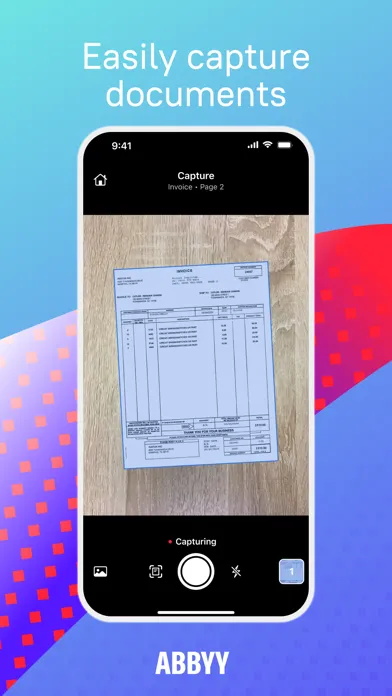 ภาพหน้าจอของ Capture Documents