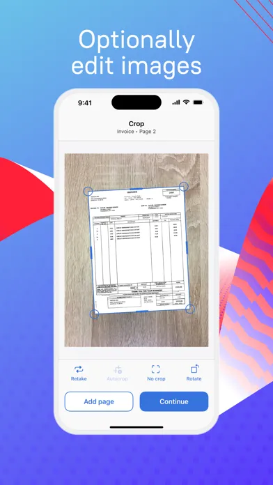 ภาพหน้าจอของ Capture Documents