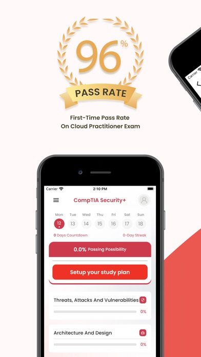 Tangkapan layar CompTIA Security+ Exam Prep