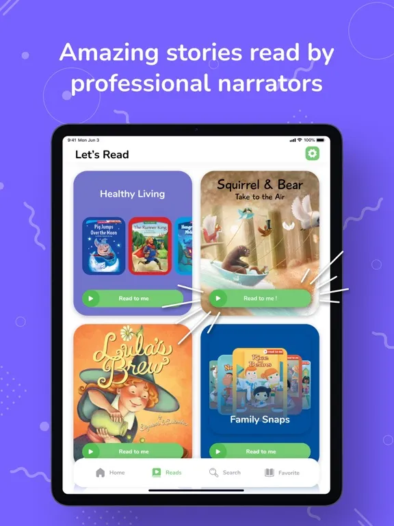 Booka - Reading Apps for Kids iPad 应用截图