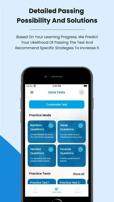 Ảnh chụp màn hình của NCLEX-PN Practice Questions