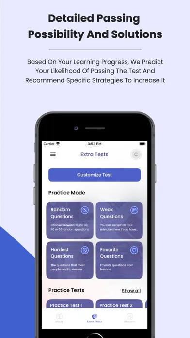 Capturas de tela do HRCI PHR Practice Test - 2024