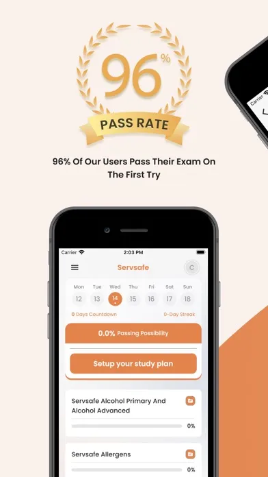 Tangkapan layar Servsafe Practice Test - 2024