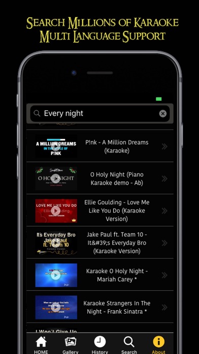 Captures d'écran de Karaoke Music - Sing & Record
