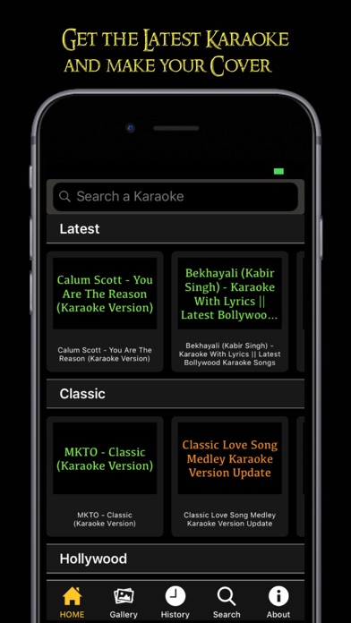 Captures d'écran de Karaoke Music - Sing & Record
