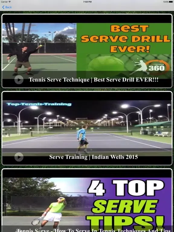 Скриншоты Tennis Training and Coaching PRO iPad 