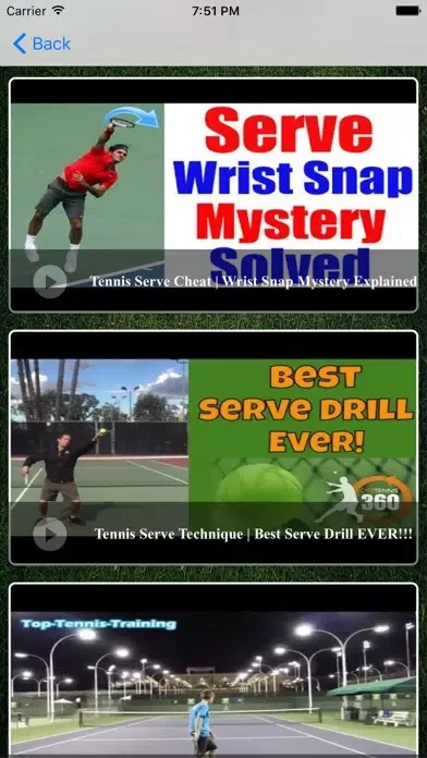 Скриншоты Tennis Training and Coaching PRO