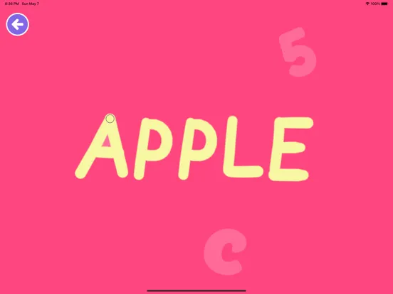 ABC 123 Letters Tracing Kids iPad  स्क्रीनशॉट