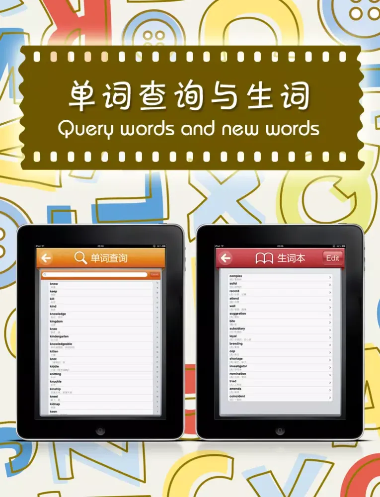 Capturas de tela do MBA核心词汇free iPad 