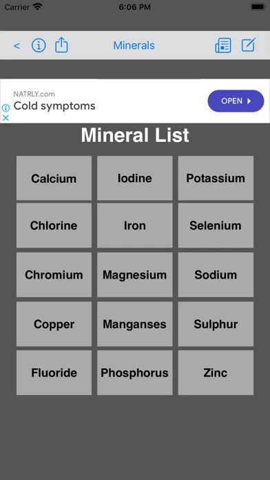 Captures d'écran de Body Minerals