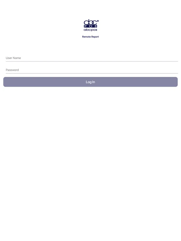 Tangkapan skrin Abcpos Report iPad 