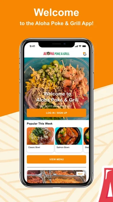 Captures d'écran de Aloha Poke and Grill