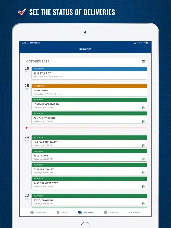 ABC Supply iPad  سکرین شاٹس