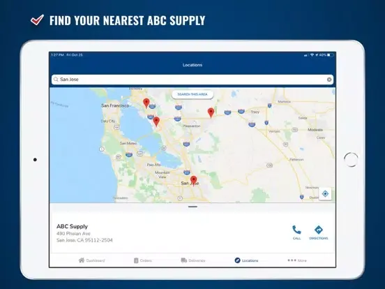 ABC Supply iPad  سکرین شاٹس