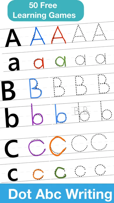 Tangkapan layar ABC Alphabet Tracing Letters