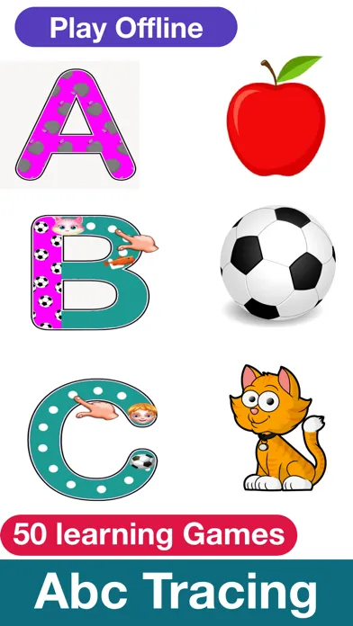 Tangkapan layar ABC Alphabet Tracing Letters