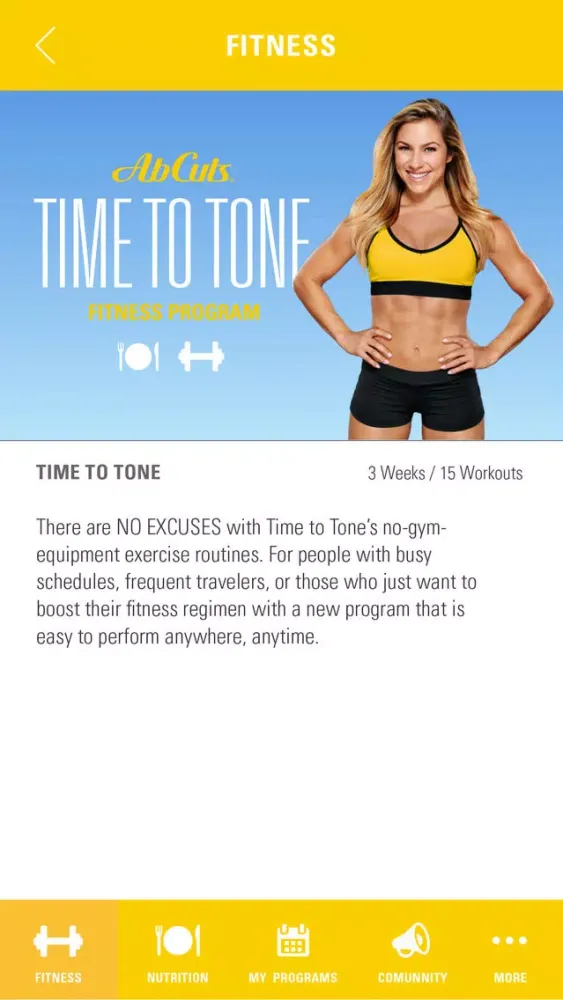 Capturas de pantalla de Ab Cuts Time to Tone