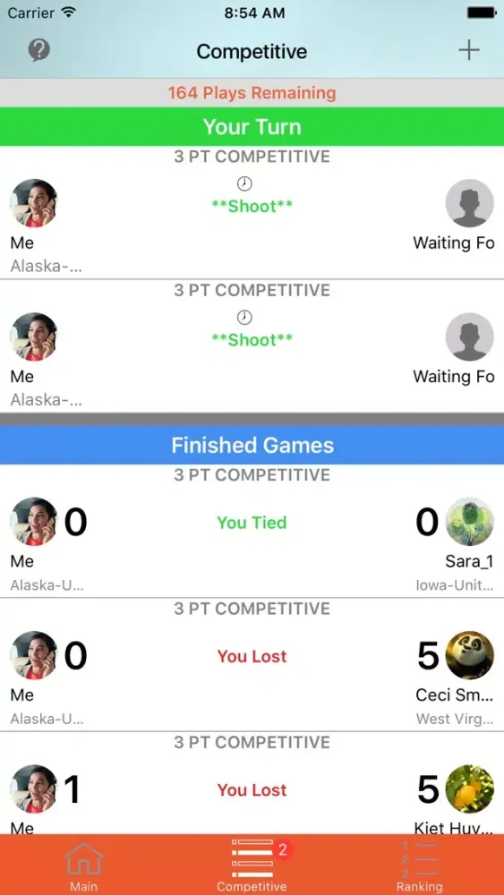 Tangkapan skrin Get Buckets Live