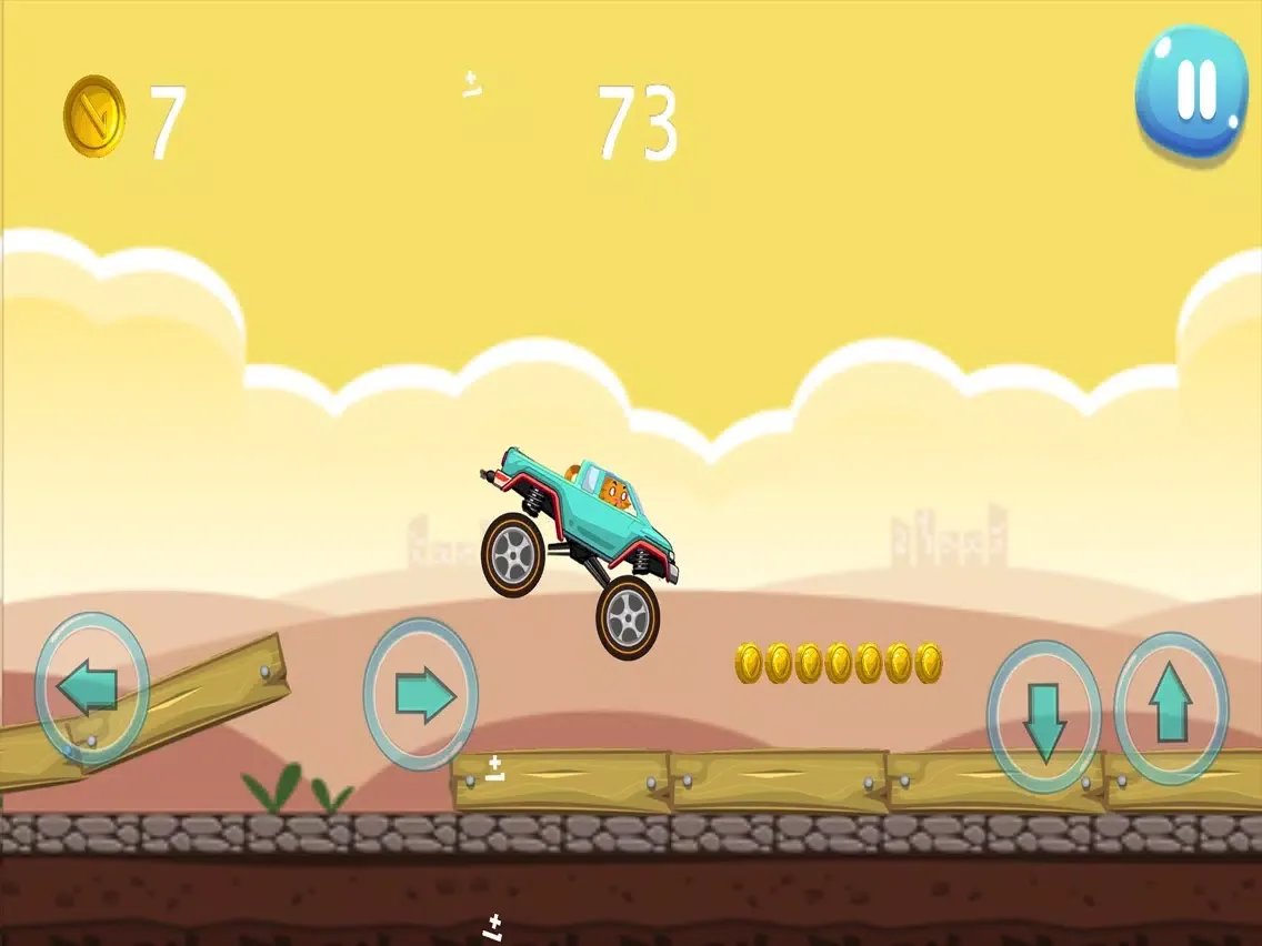 Capturas de pantalla de Monster Truck Hill Climb Race 2 iPad 