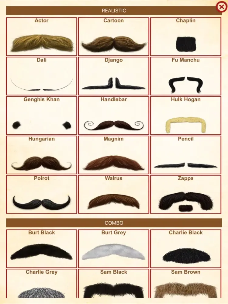 Captures d'écran de Mustache Effects - Add Funny Mustaches to Photos iPad 