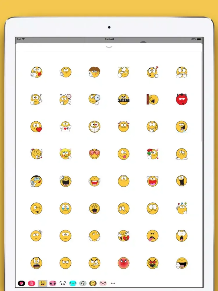 Capturas de pantalla de Amazing Emoji Talking Stickers iPad 