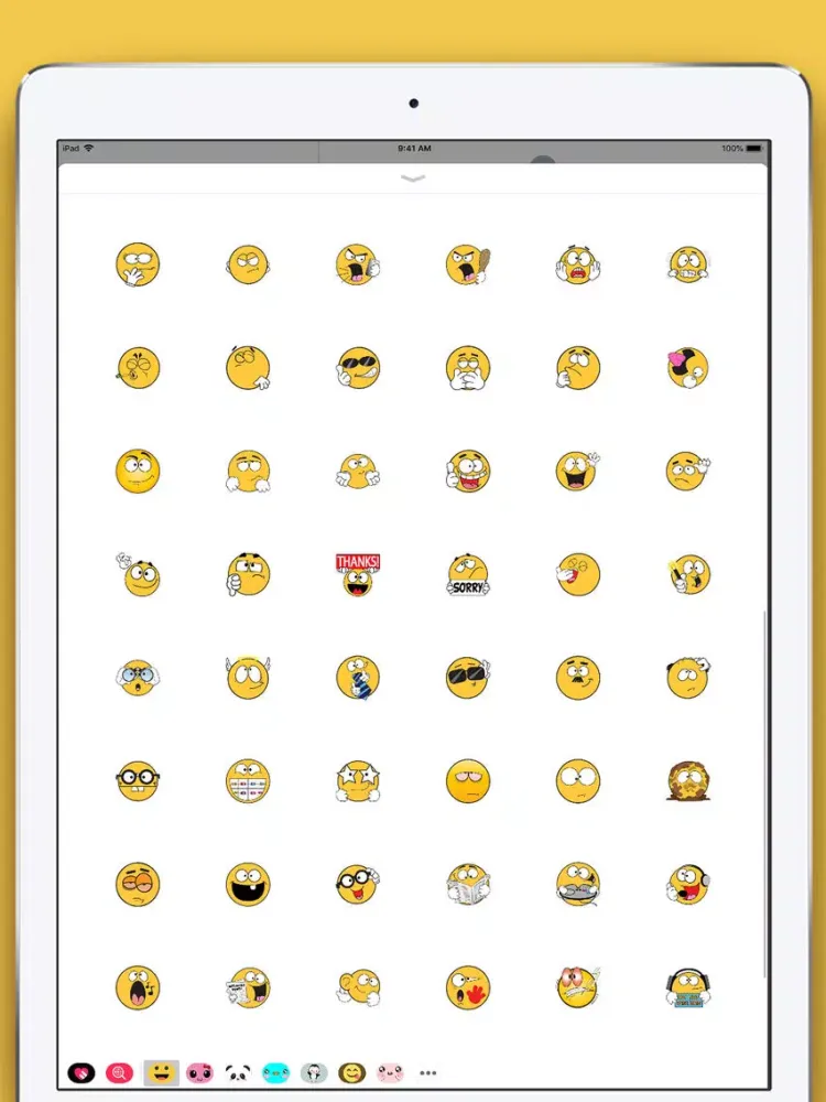 Capturas de pantalla de Amazing Emoji Talking Stickers iPad 