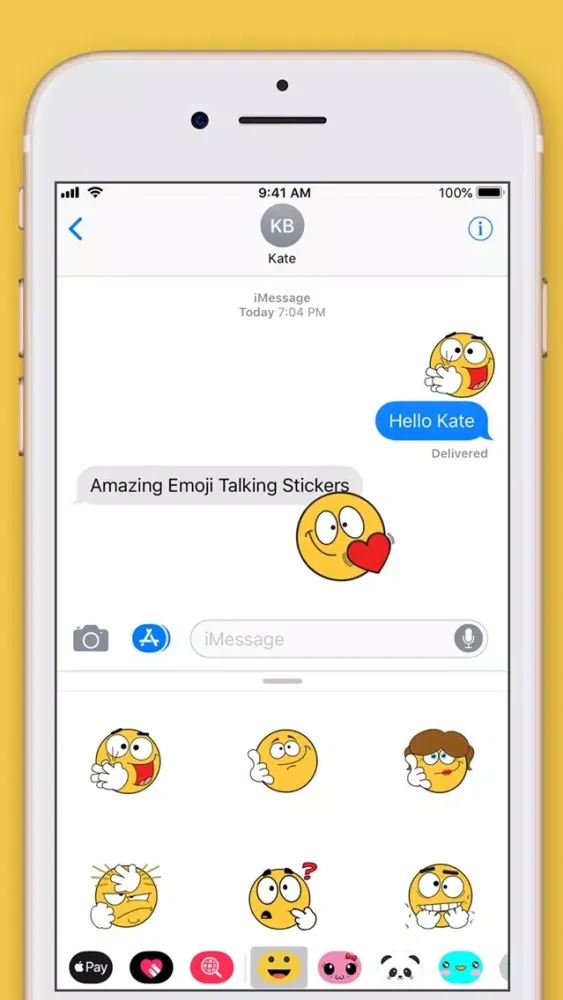 Capturas de pantalla de Amazing Emoji Talking Stickers