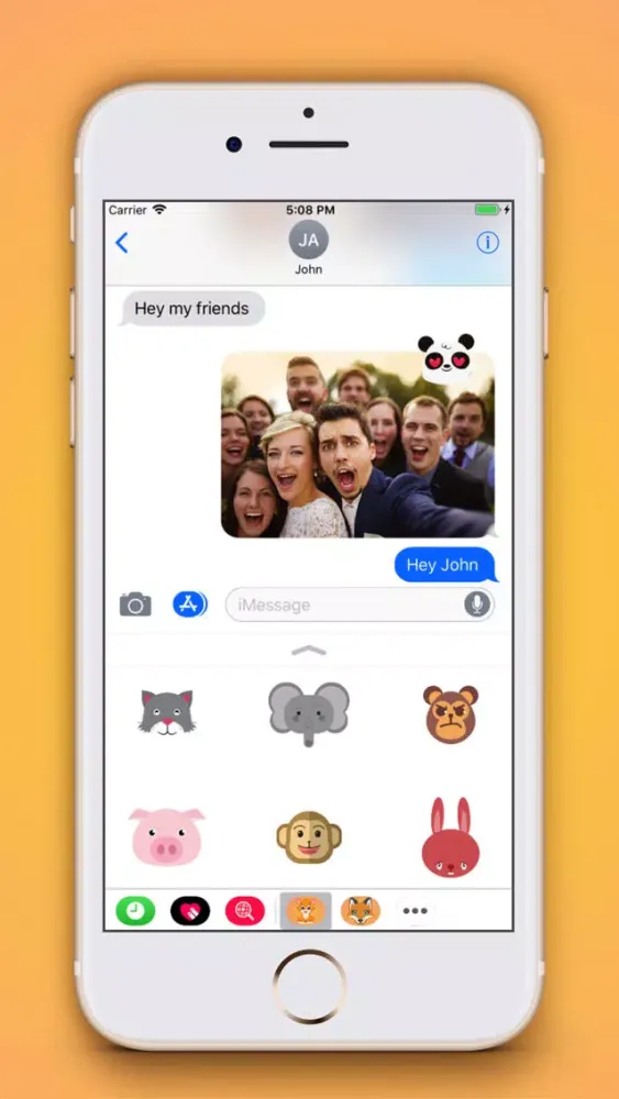 Capturas de pantalla de Animals Emoji Stickers
