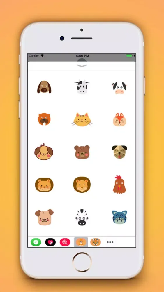 Capturas de pantalla de Animals Emoji Stickers