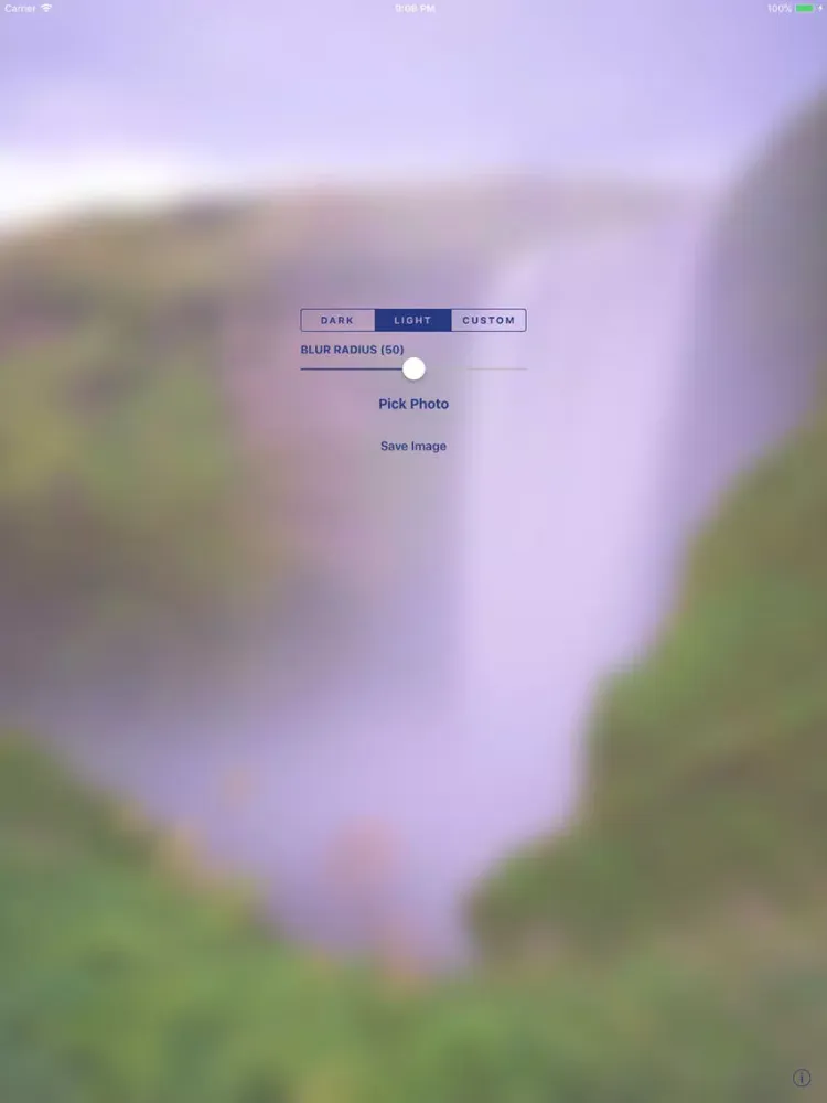Capturas de tela do Blur - Create Nice Wallpapers iPad 