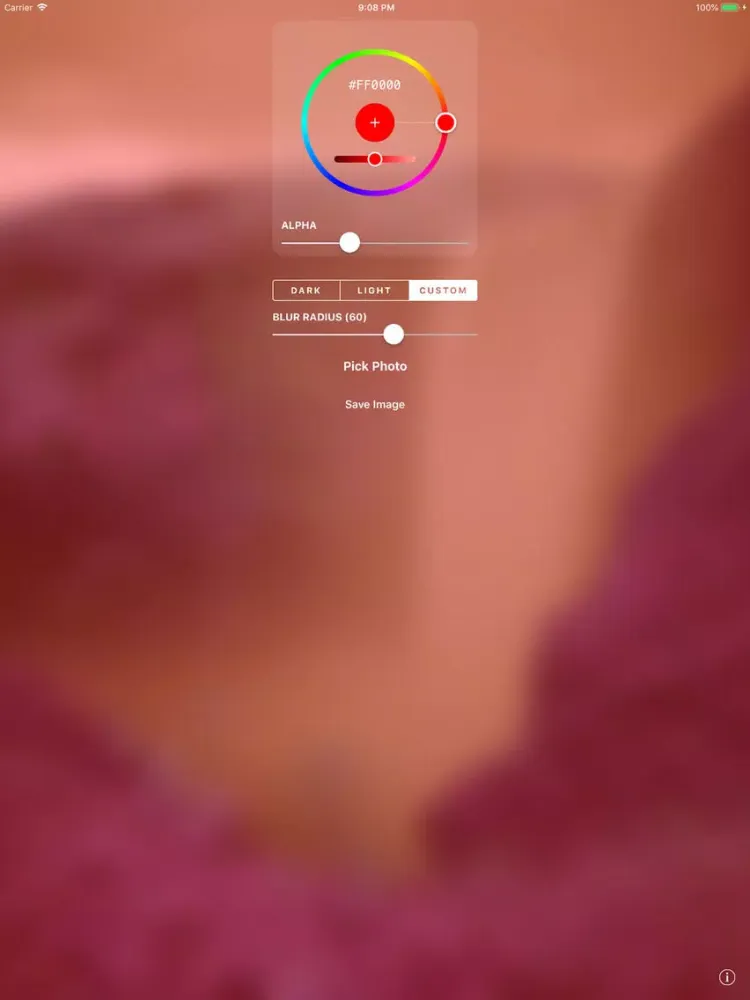 Capturas de tela do Blur - Create Nice Wallpapers iPad 