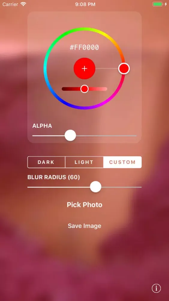 Capturas de tela do Blur - Create Nice Wallpapers