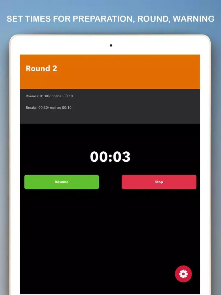 Скриншоты Interval Timer for Boxing iPad 